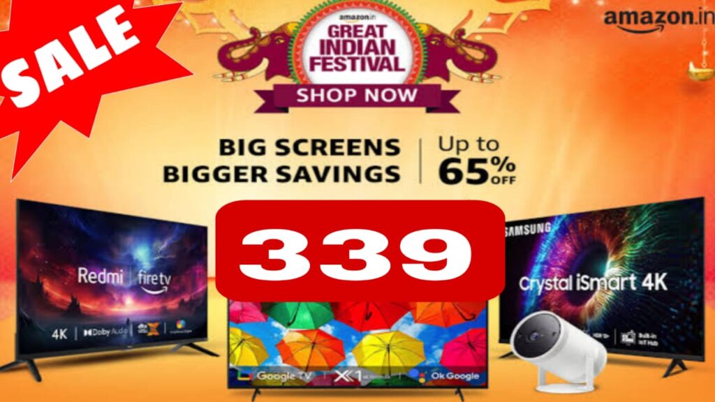 Buy 5 great Smart TVs for less than Rs 339 on Diwali,