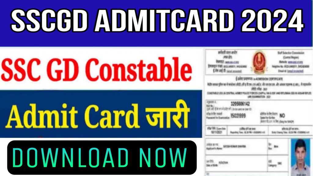 SSC GD Constable Exam Date 2025